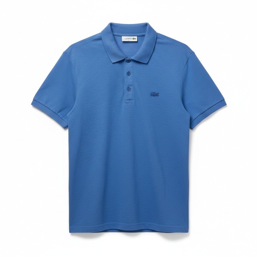 Lacoste Polo Shirt Short Sleeve‎ Blue Large